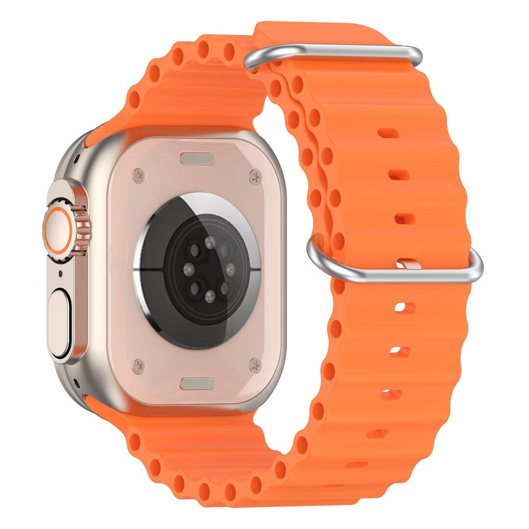 Ocean Armband - Orange - Geeignet f&uuml;r Apple Watch 44mm / 45mm / 46mm / 49mm