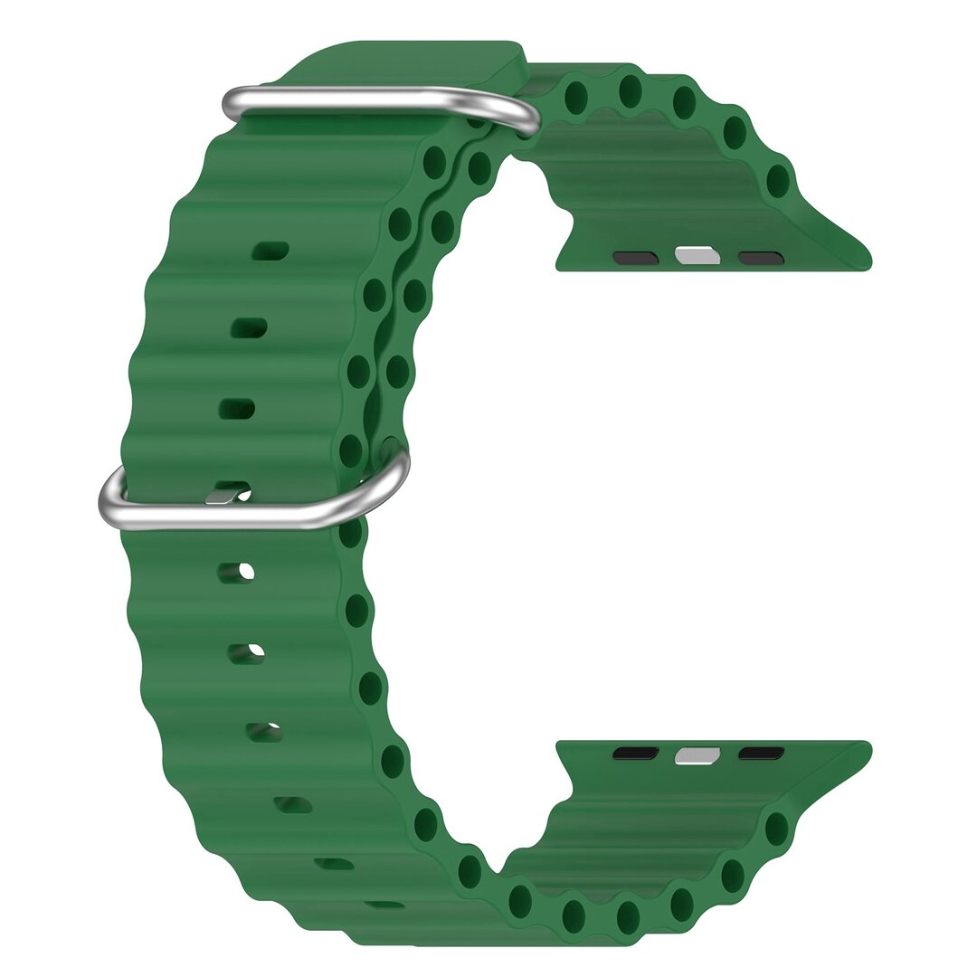 Ocean Armband - Gr&uuml;n - Geeignet f&uuml;r Apple Watch 44mm / 45mm / 46mm / 49mm