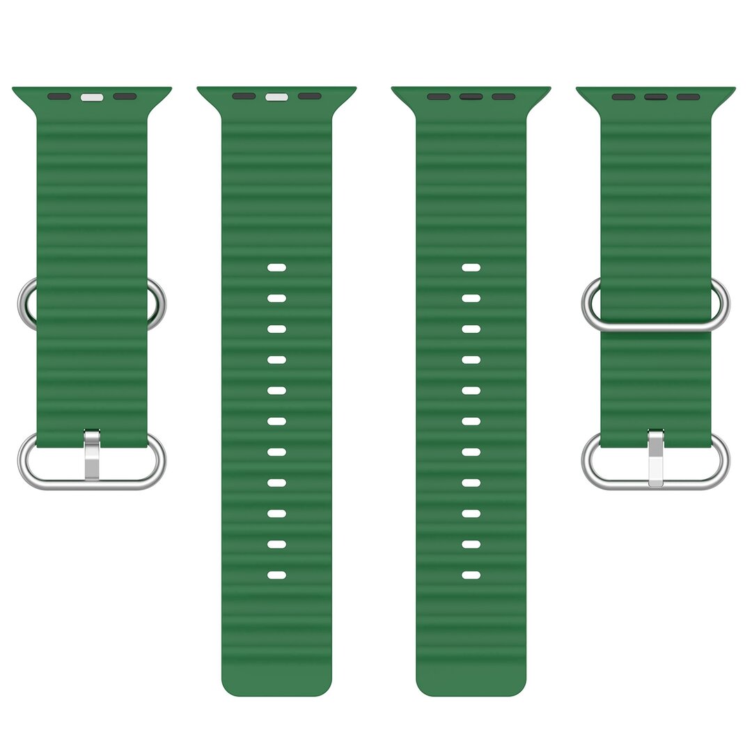 Ocean Armband - Gr&uuml;n - Geeignet f&uuml;r Apple Watch 44mm / 45mm / 46mm / 49mm