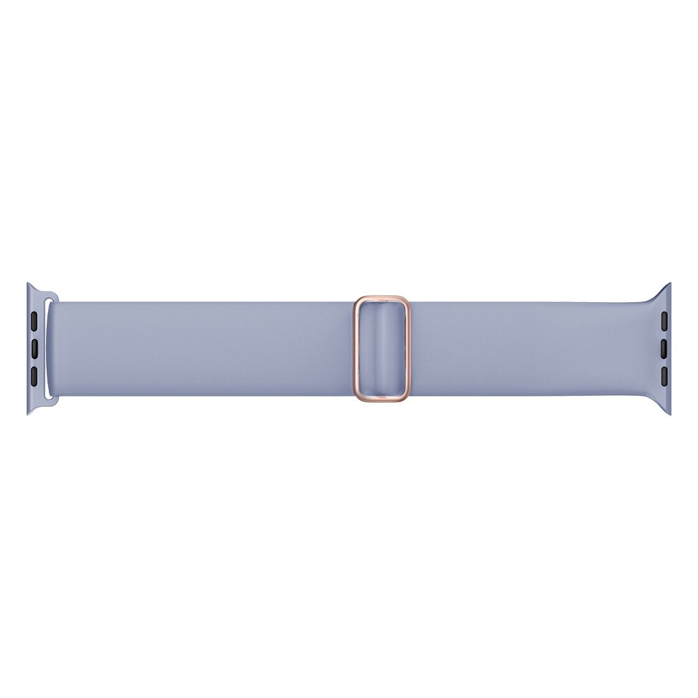 Elastisches Solo Loop Armband - Lavendel - Geeignet f&uuml;r Apple Watch 44mm / 45mm / 46mm / 49mm