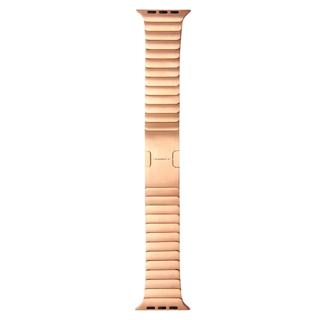 Gliederarmband Edelstahlband - Ros&eacute;gold - Geeignet f&uuml;r Apple Watch 38mm / 40mm / 41mm / 42mm