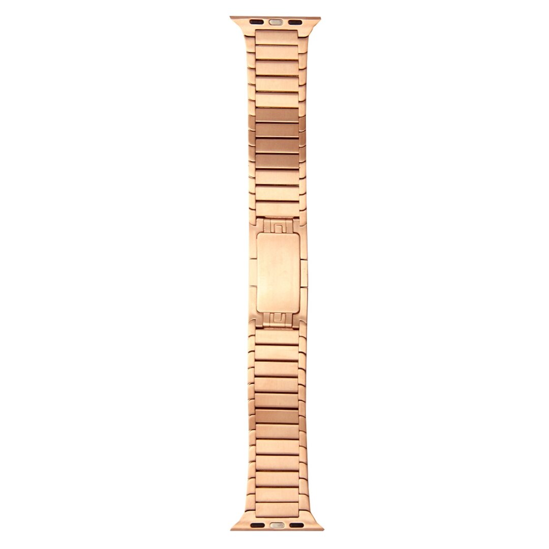 Gliederarmband Edelstahlband - Ros&eacute;gold - Geeignet f&uuml;r Apple Watch 38mm / 40mm / 41mm / 42mm