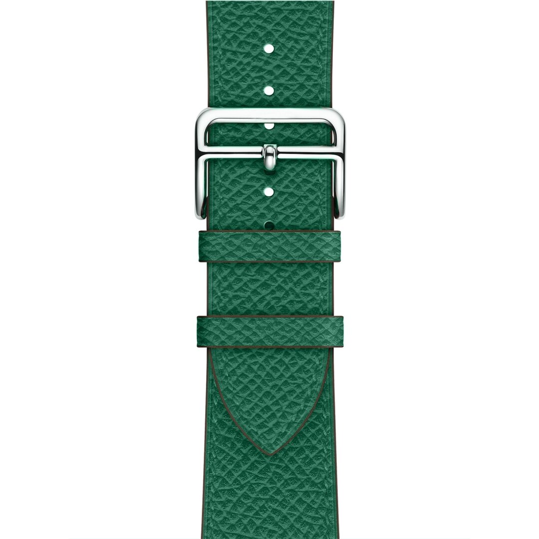 Lederarmband - Gr&uuml;n - Geeignet f&uuml;r Apple Watch 38mm / 40mm / 41mm / 42mm