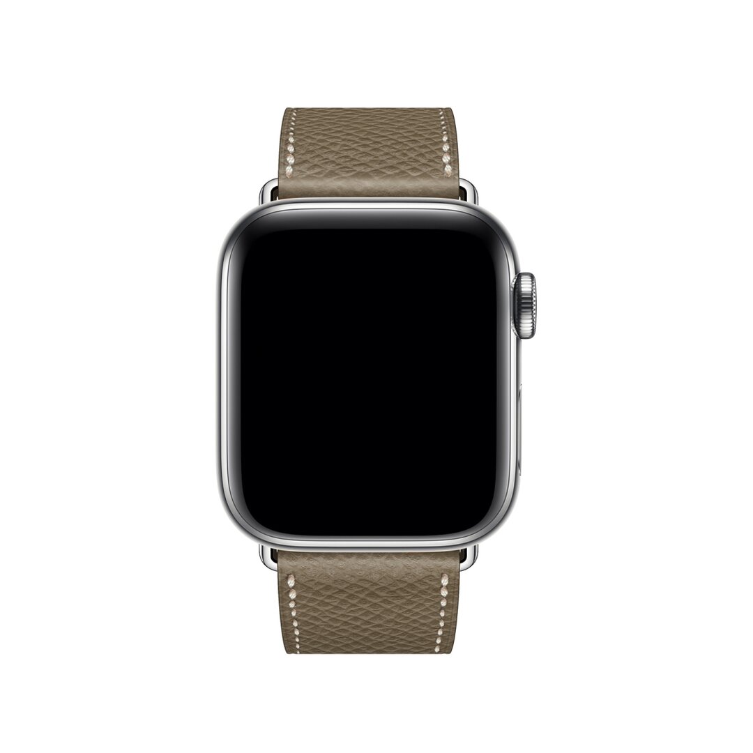 Lederarmband - Braun - Geeignet f&uuml;r Apple Watch 38mm / 40mm / 41mm / 42mm