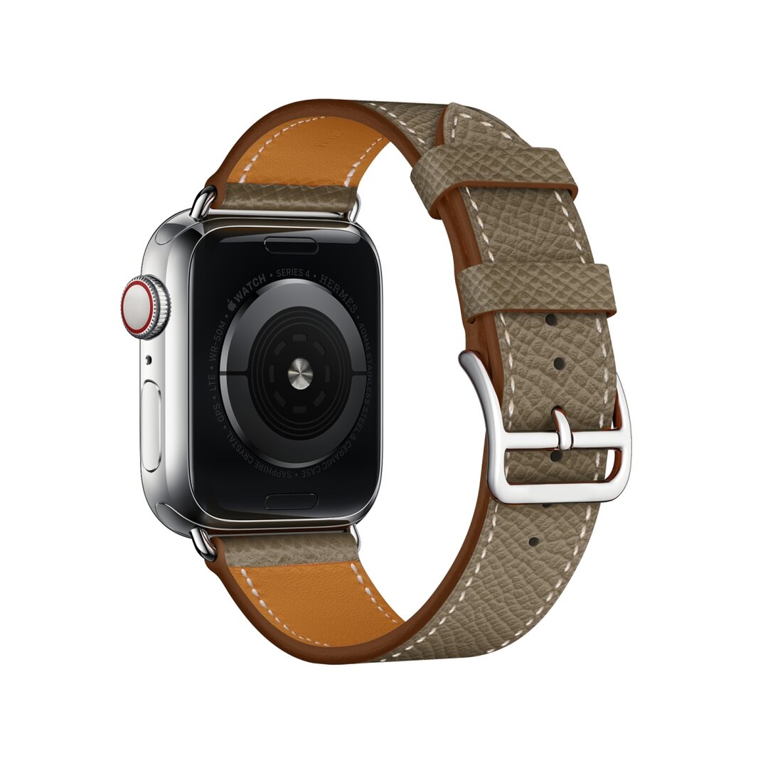 Lederarmband - Braun - Geeignet f&uuml;r Apple Watch 44mm / 45mm / 46mm / 49mm