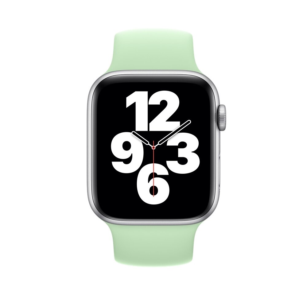 Solo Loop Link series Armband - Gr&ouml;&szlig;e: M - Gr&uuml;n - Geeignet f&uuml;r Apple Watch 44mm / 45mm / 46mm / 49mm