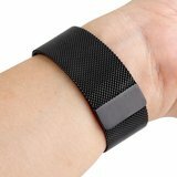 Milanaise-Edelstahlarmband - Schwarz - Geeignet f&uuml;r Apple Watch 38mm / 40mm / 41mm / 42mm