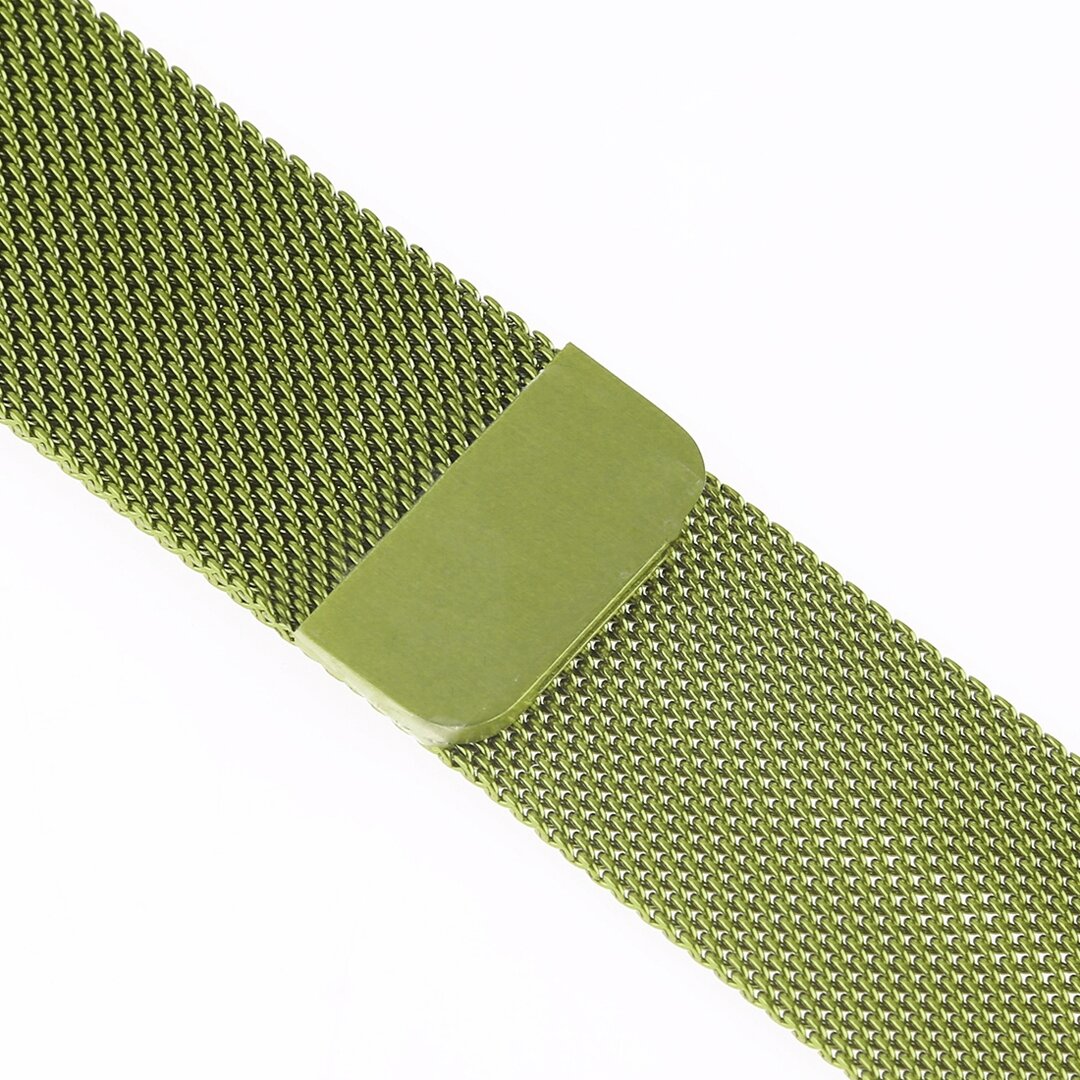 Milanaise-Edelstahlarmband - Gr&uuml;n - Geeignet f&uuml;r Apple Watch 44mm / 45mm / 46mm / 49mm
