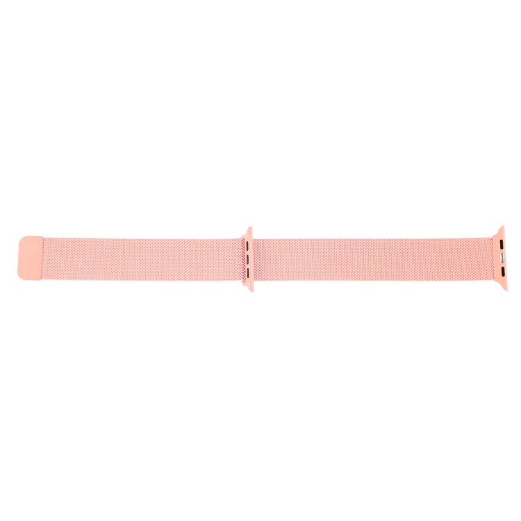 Milanaise-Edelstahlarmband - Rosa - Geeignet f&uuml;r Apple Watch 44mm / 45mm / 46mm / 49mm