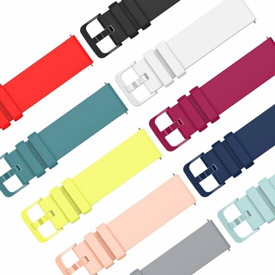 Garmin Venu 3s / Vivoactive 4s / Venu 2s / Vivomove 3s / Forerunner 255s - Weiches Silikonband - Rot