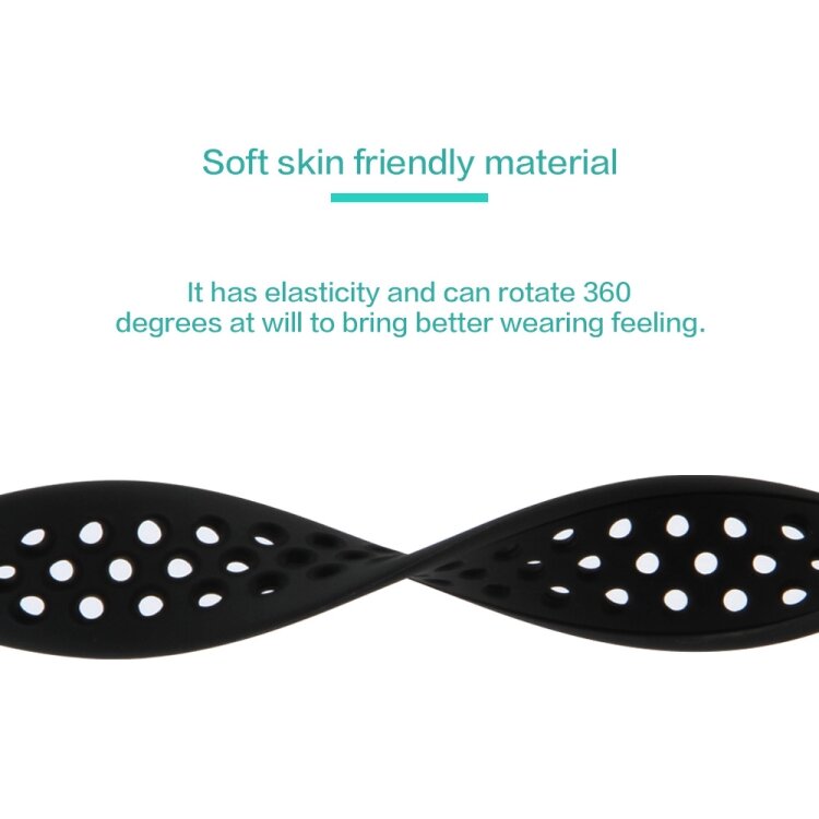 Solo Loop Sportband - Gr&ouml;&szlig;e: S - Schwarz - Geeignet f&uuml;r Apple Watch 38mm / 40mm / 41mm / 42mm