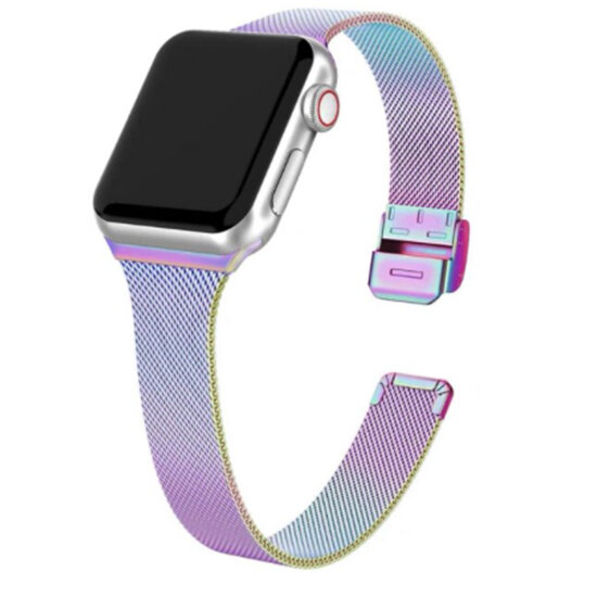 Milanaise Slim Fit Armband - Multicolour - Geeignet f&uuml;r Apple Watch 38mm / 40mm / 41mm / 42mm