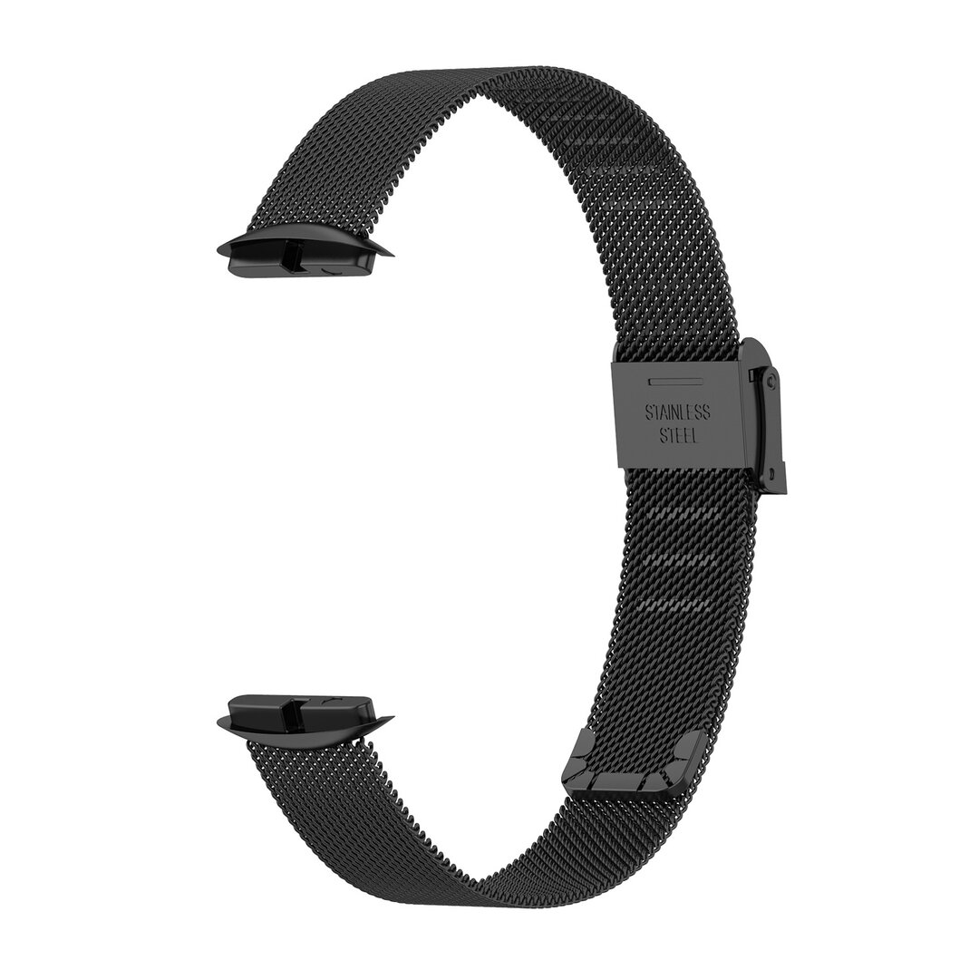 Fitbit Luxe - Milanaise-Armband mit Schnallenverschluss - Schwarz