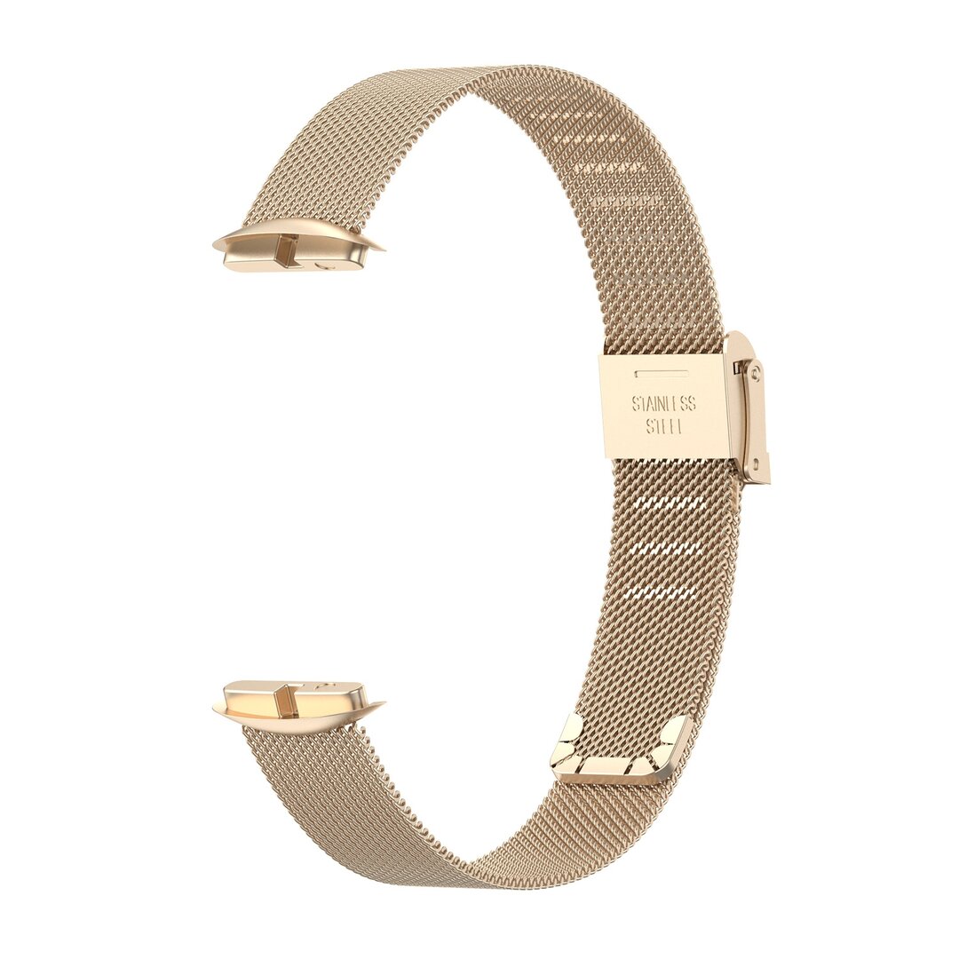 Fitbit Luxe - Milanaise-Armband mit Schnallenverschluss - Vintage gold