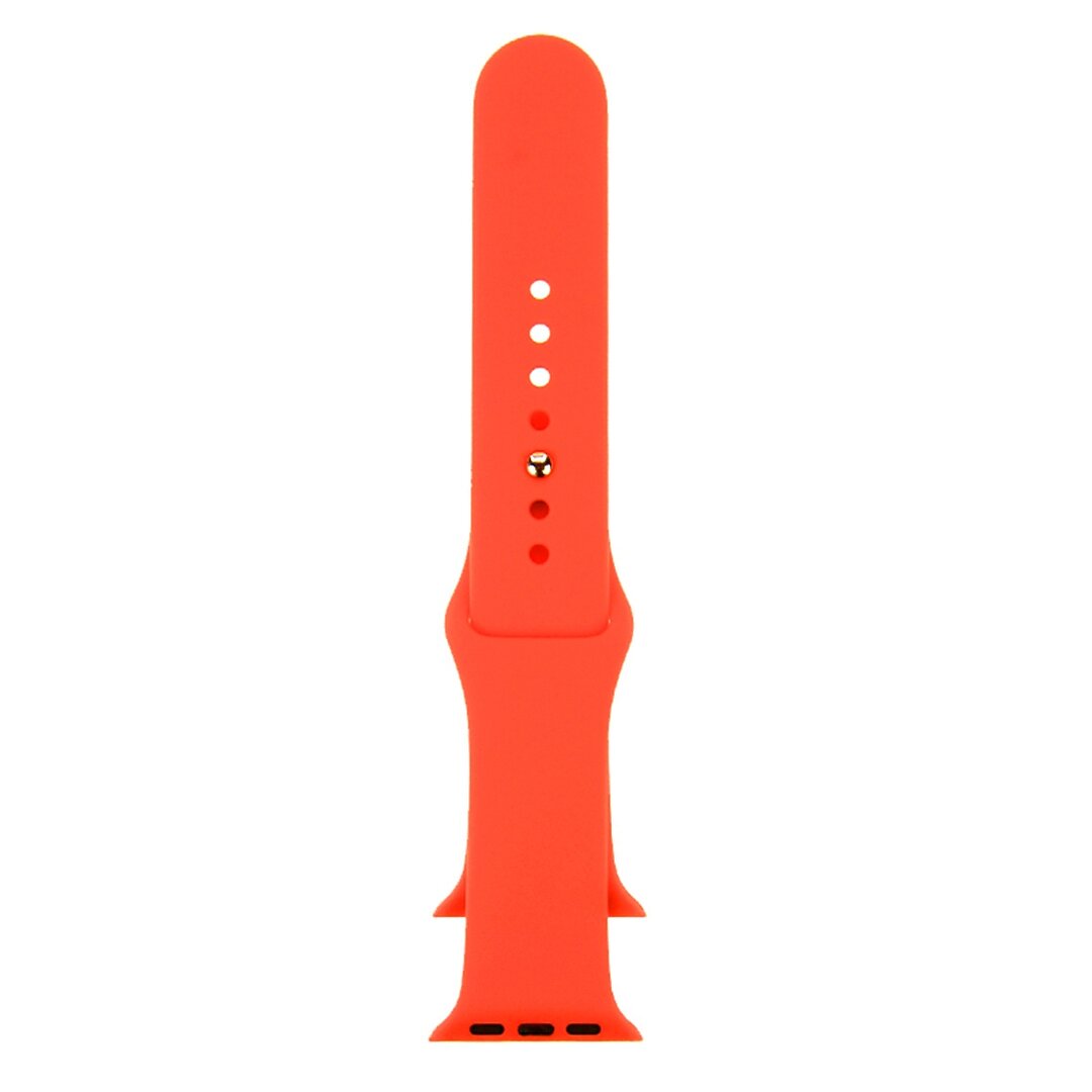 Gummi-Sportband - Orange - Geeignet f&uuml;r Apple Watch 38mm / 40mm / 41mm / 42mm