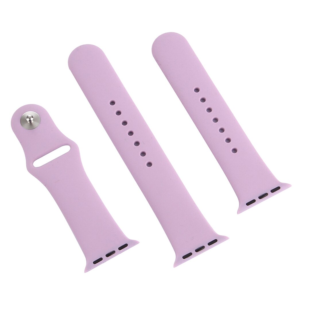 Gummi-Sportband - Lila - Geeignet f&uuml;r Apple Watch 38mm / 40mm / 41mm / 42mm