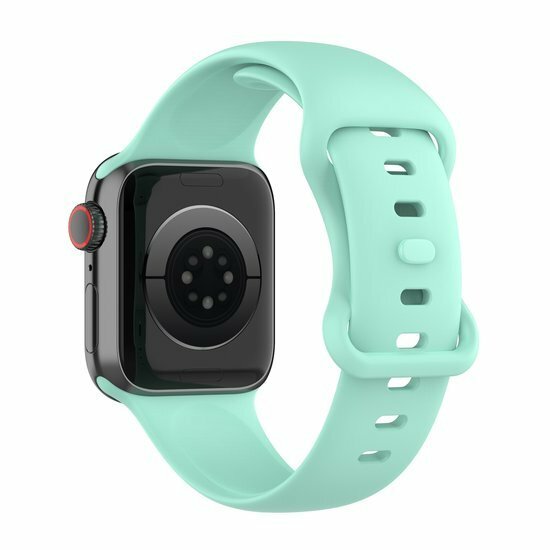 Silikon-Sportband - Mintgr&uuml;n - Gr&ouml;&szlig;e: M/L - Geeignet f&uuml;r Apple Watch 44mm / 45mm / 46mm / 49mm