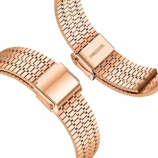 Metallband - Ros&eacute;gold - Geeignet f&uuml;r Apple Watch 38mm / 40mm / 41mm / 42mm