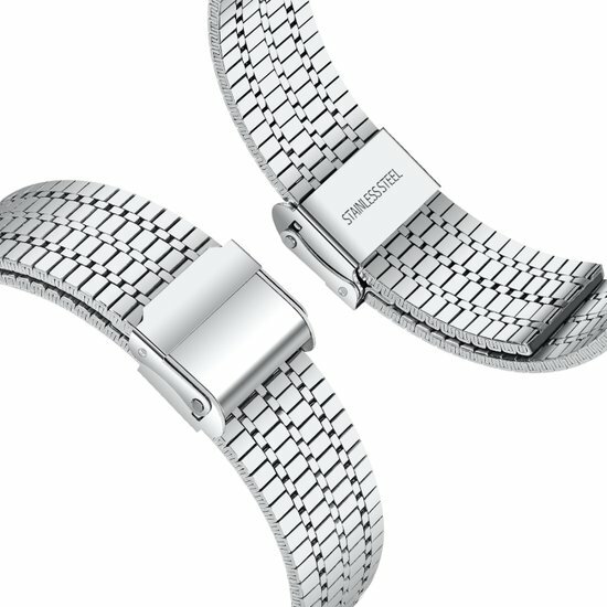 Metallband - Silber - Geeignet f&uuml;r Apple Watch 44mm / 45mm / 46mm / 49mm