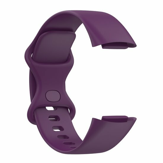 FitBit Charge 5 &amp; 6 Sportband mit Doppelschlaufe - Dunkelviolett - Gr&ouml;&szlig;e: S