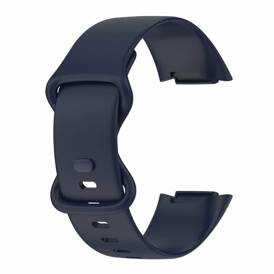 FitBit Charge 5 &amp; 6 Sportband mit Doppelschlaufe - Dunkelblau - Gr&ouml;&szlig;e: S