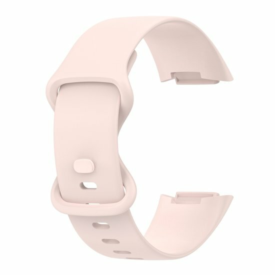 FitBit Charge 5 &amp; 6 Sportband mit Doppelschlaufe - Sand Pink - Gr&ouml;&szlig;e: S