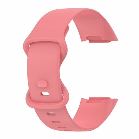 FitBit Charge 5 &amp; 6 Sportband mit Doppelschlaufe - Pink - Gr&ouml;&szlig;e: S