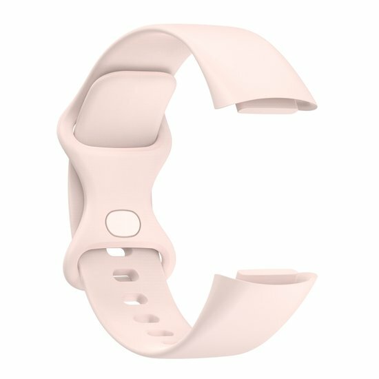 FitBit Charge 5 &amp; 6 Sportband mit Doppelschlaufe - Sand Pink - Gr&ouml;&szlig;e: L