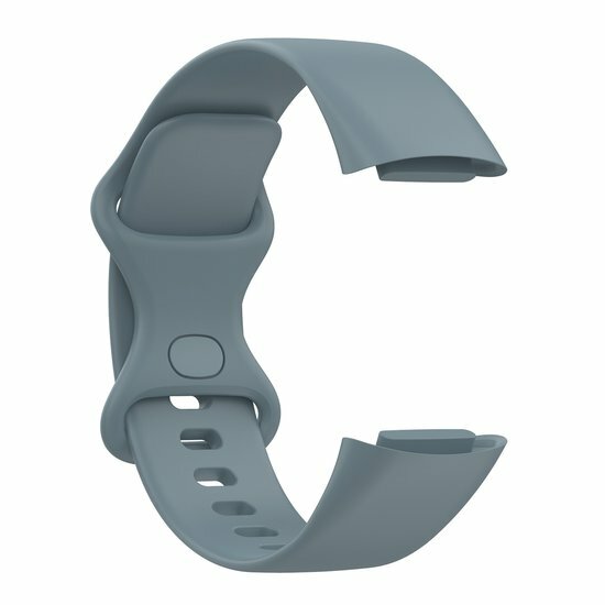 FitBit Charge 5 &amp; 6 Sportband mit Doppelschlaufe - Stahlblau - Gr&ouml;&szlig;e: L