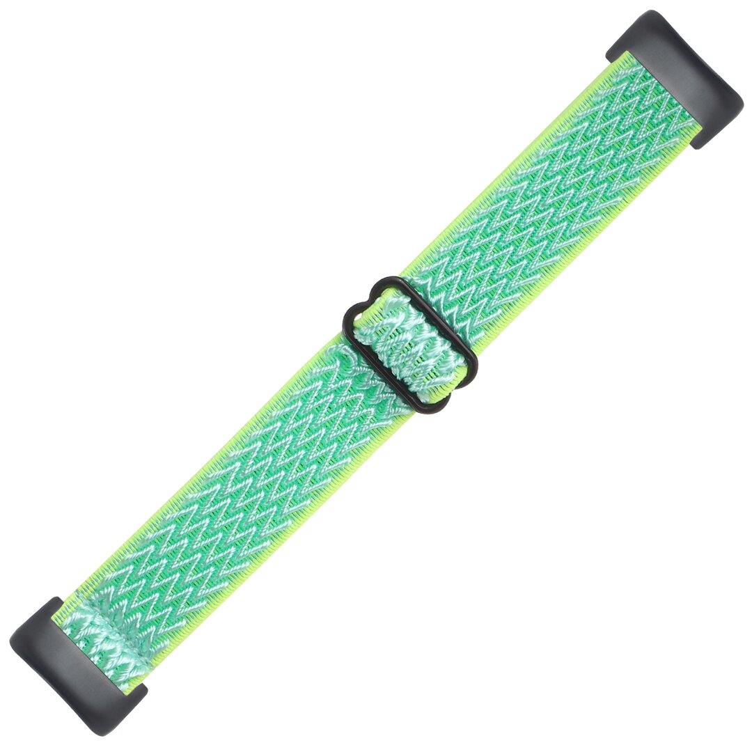 FitBit Charge 5 &amp; 6 Elastisches Solo-Schleifen-Nylonband - Mintgr&uuml;n