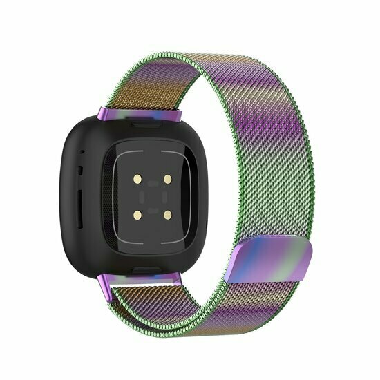 Fitbit Versa 3/4 &amp; Sense 1/2 milanaise Armband - Small - Multicolour
