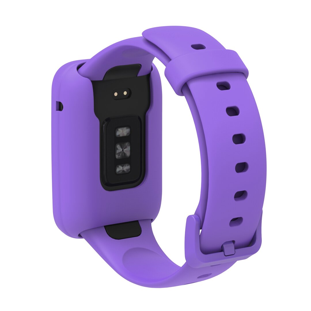 Silikon-Sportband mit H&uuml;lle - Lila - Xiaomi Smart band 7 Pro