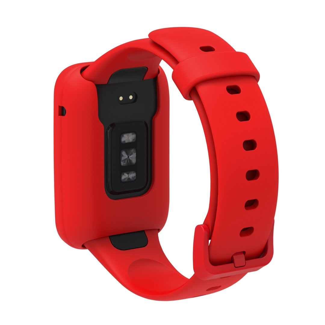 Silikon-Sportband mit H&uuml;lle - Rot - Xiaomi Smart band 7 Pro