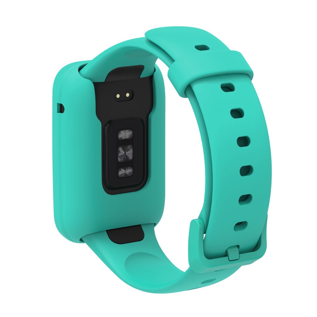 Silikon-Sportband mit H&uuml;lle - T&uuml;rkis - Xiaomi Smart band 7 Pro