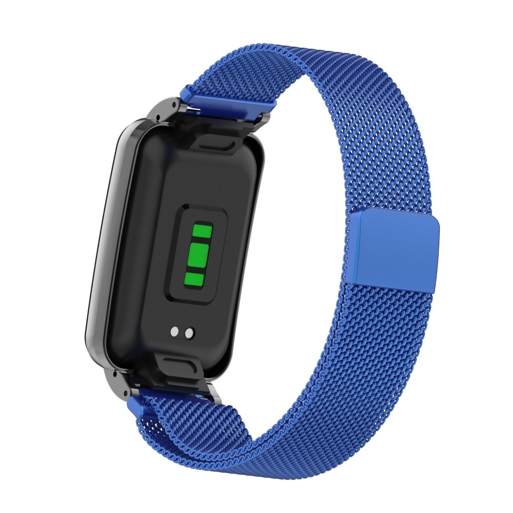 Milanaise Loop mit H&uuml;lle - Blau - Xiaomi Smart Band 7 Pro