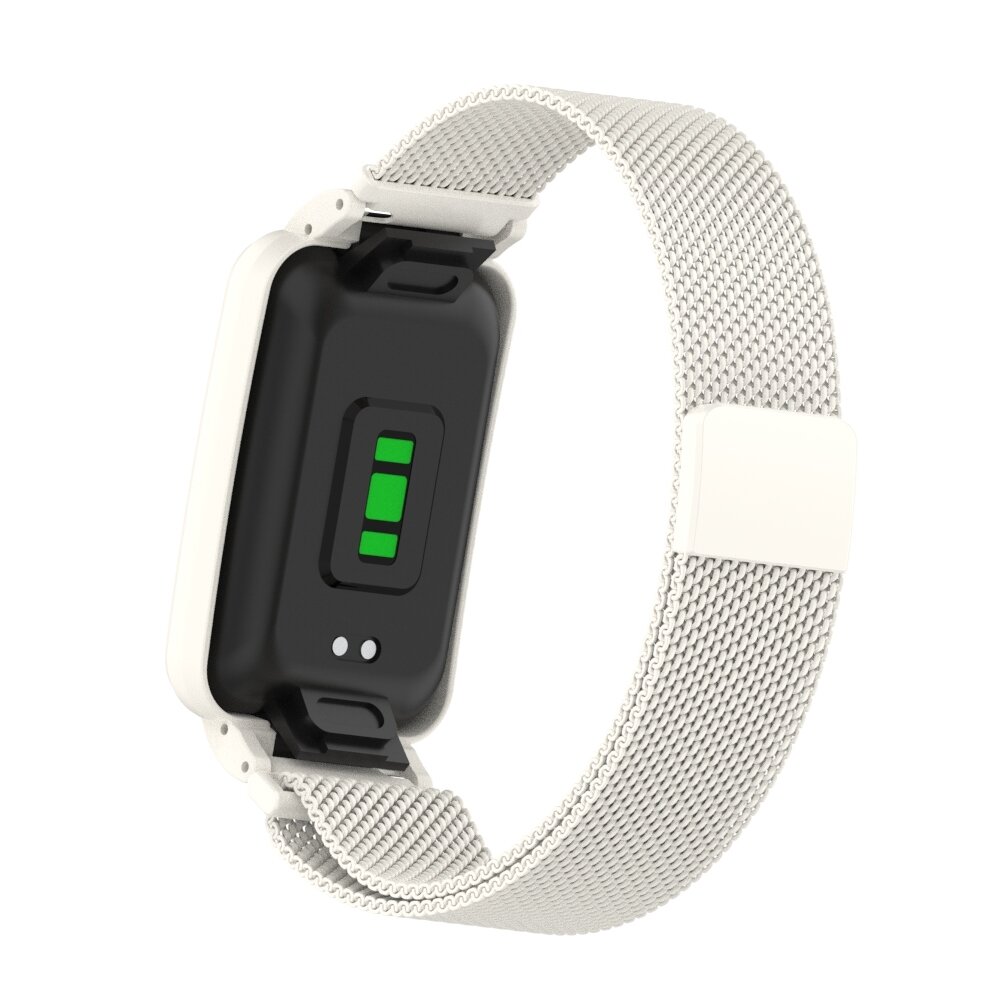 Milanaise Loop mit H&uuml;lle - Wei&szlig; - Xiaomi Smart Band 7 Pro