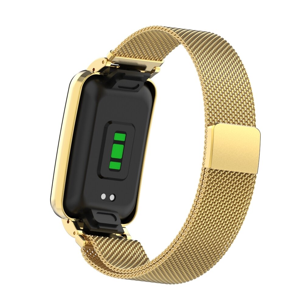 Milanaise Loop mit H&uuml;lle - Gold - Xiaomi Smart Band 7 Pro