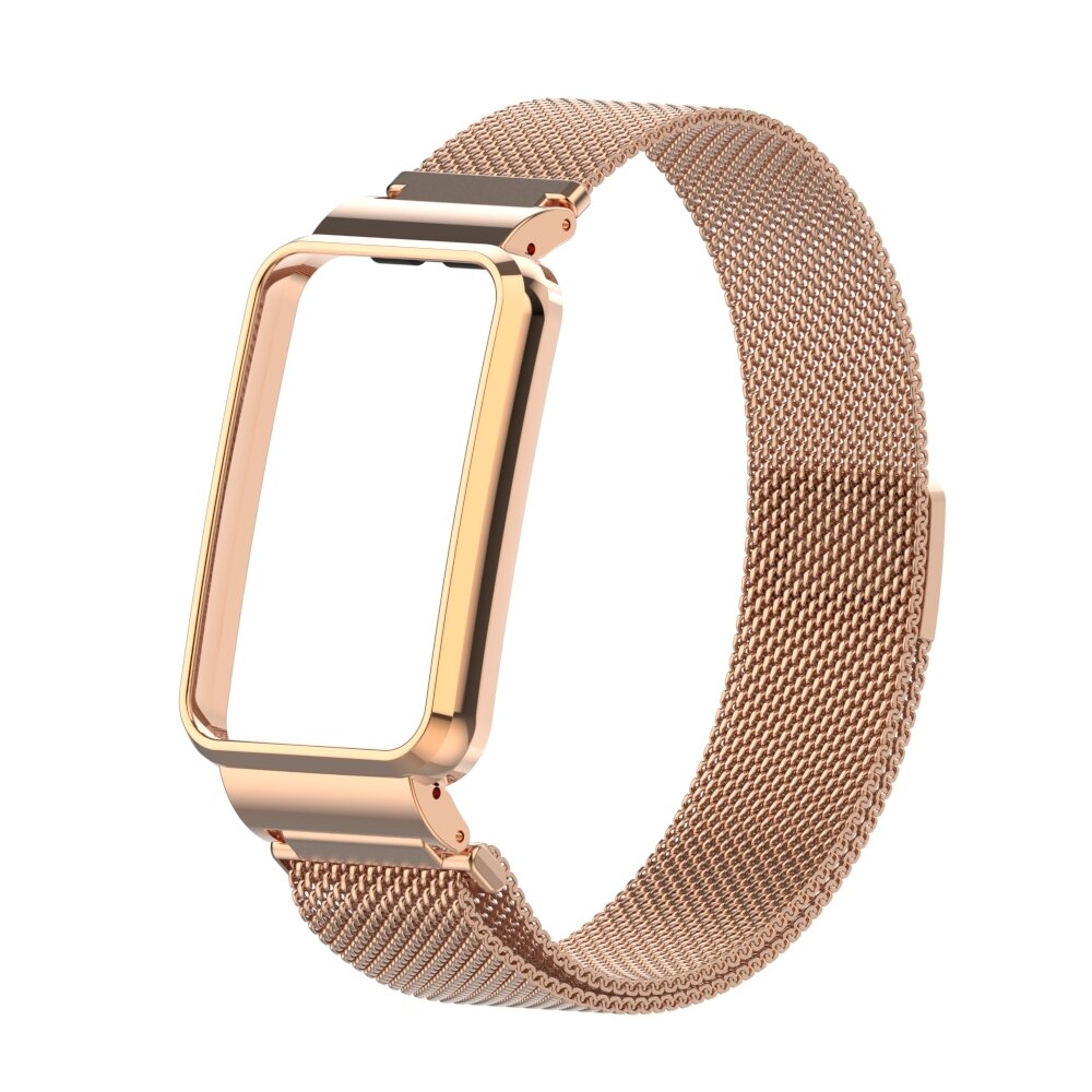 Milanaise Loop mit H&uuml;lle - Champagner Gold - Xiaomi Smart Band 7 Pro