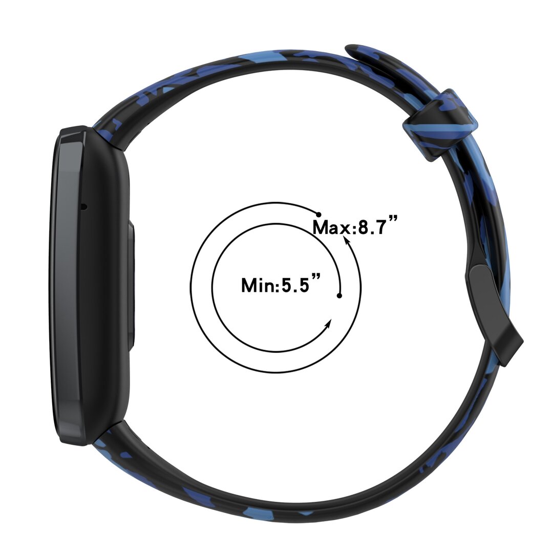 Silikonband mit Druck - Dekoratives Design - Xiaomi Smart band 7 Pro