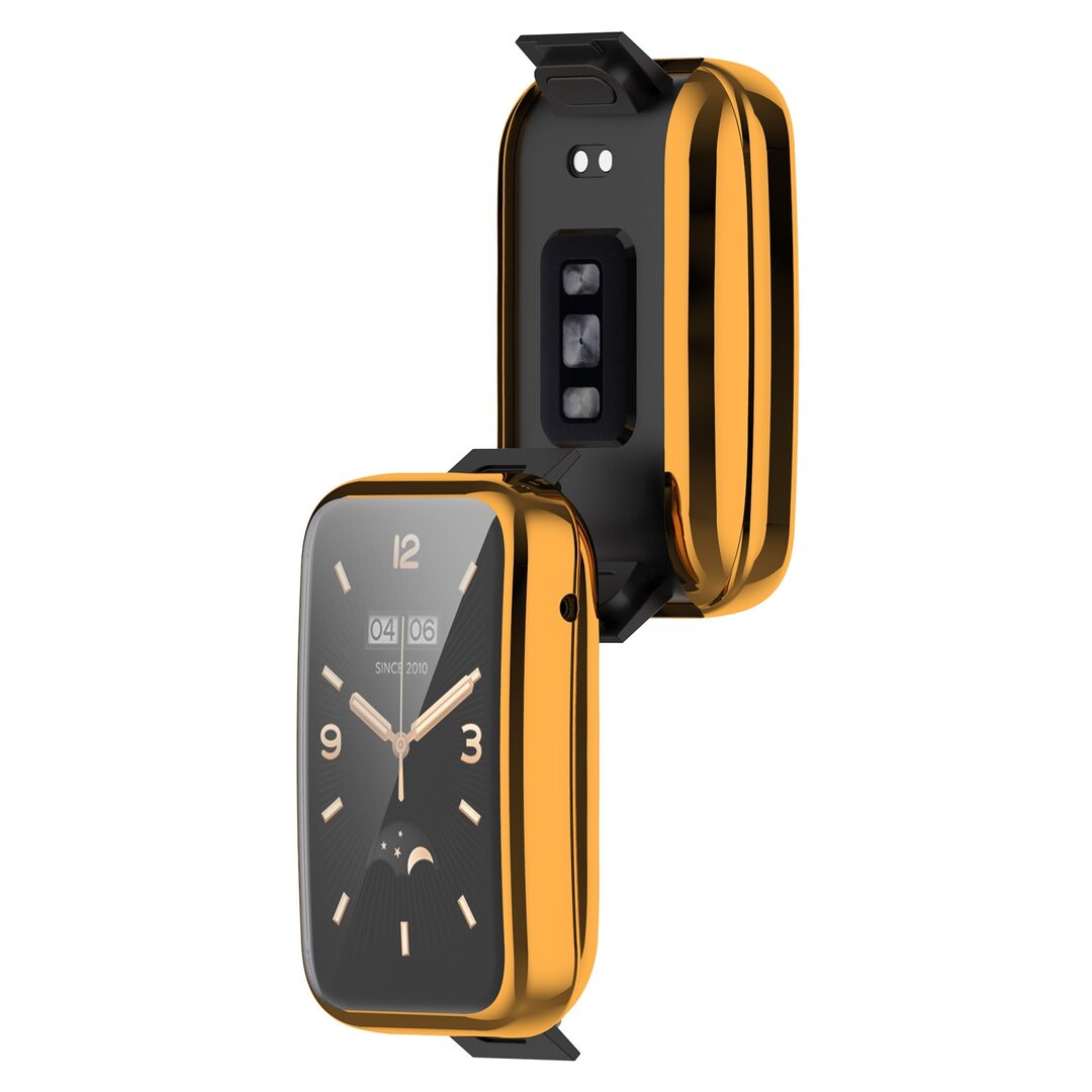 TPU-H&uuml;lle - Rose gold - Xiaomi Mi Band 7 Pro - (vollst&auml;ndig gesch&uuml;tzt)