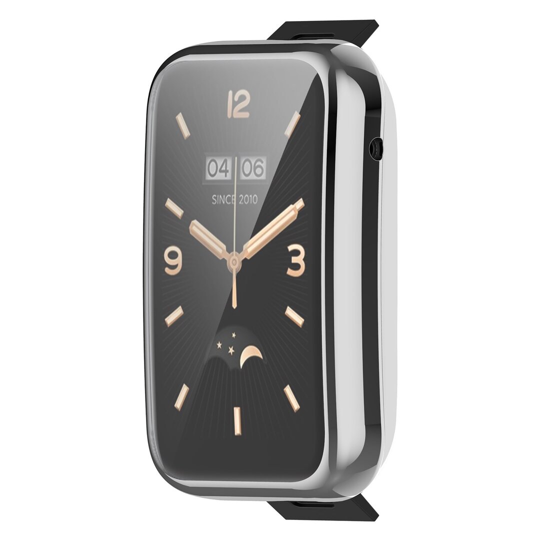 TPU-H&uuml;lle - Silber - Xiaomi Mi Band 7 Pro - (vollst&auml;ndig gesch&uuml;tzt)