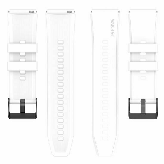 Huawei Watch GT 3 Pro - 43mm - Silikonband mit Schnalle - Wei&szlig;