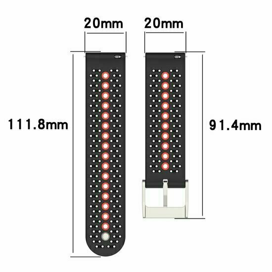 Dot Pattern Silikonarmband - Dunkelblau - Huawei Watch GT 2 Pro / GT 3 Pro - 46mm