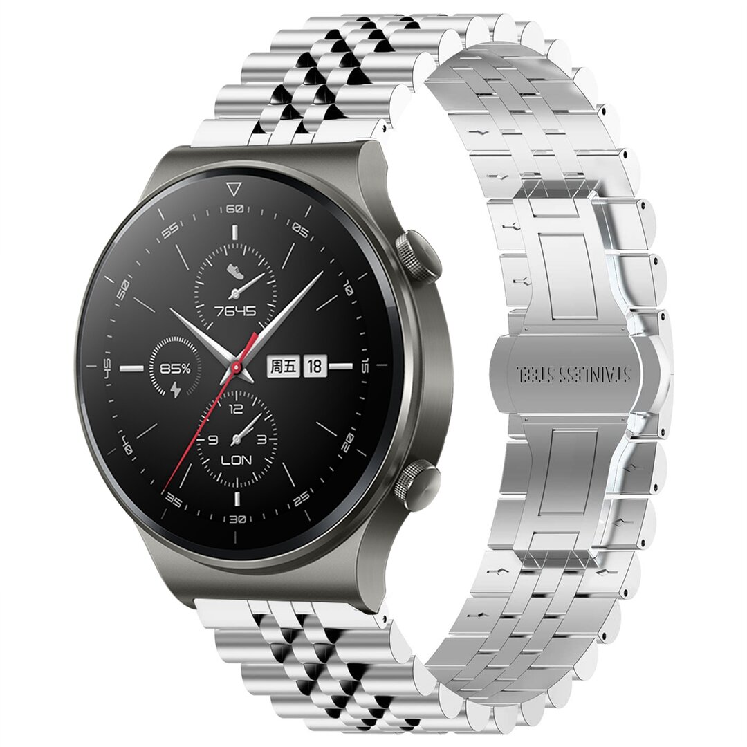 Stahlband - Silber - Huawei Watch GT 2 Pro / GT 3 Pro - 46mm