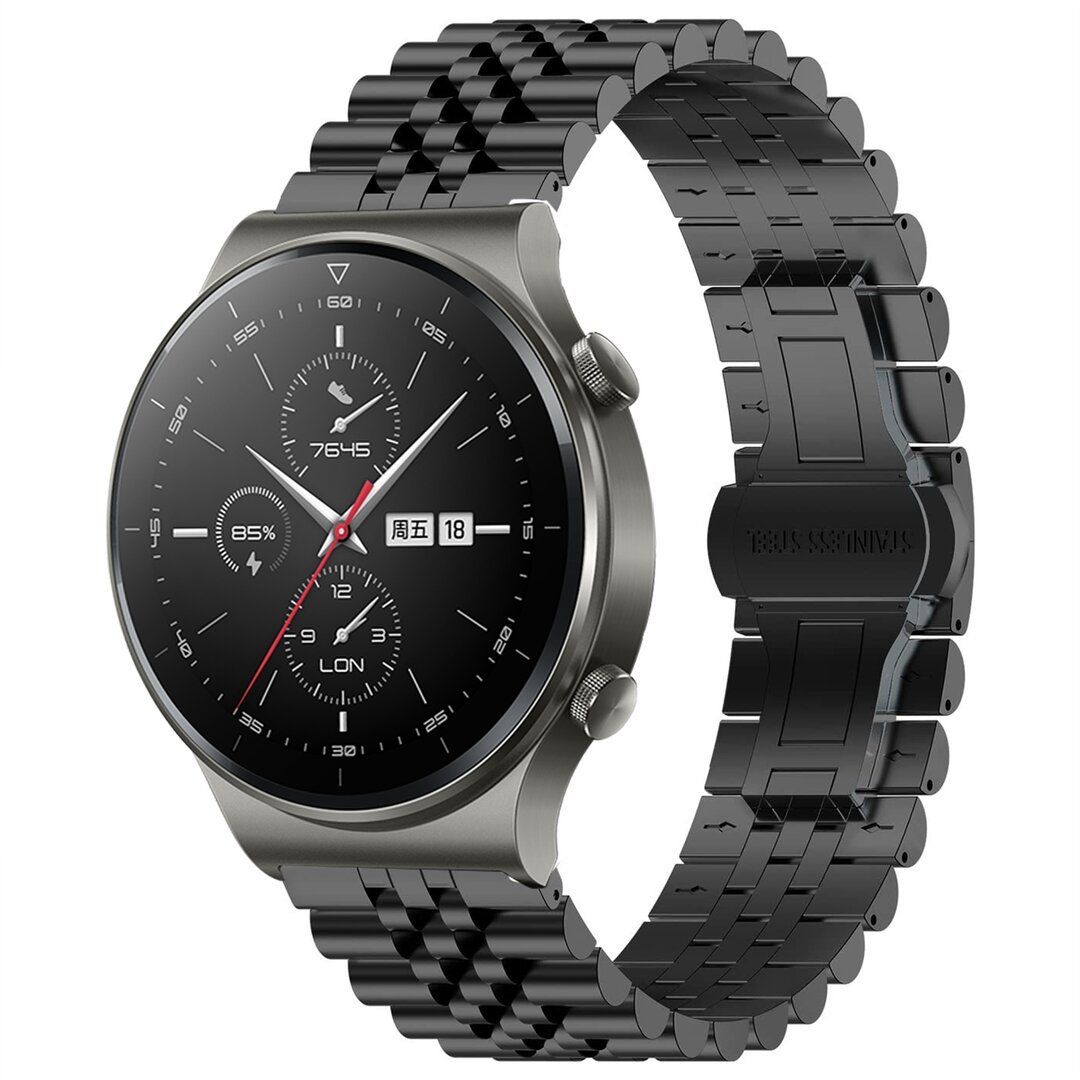 Stahlband - Schwarz - Huawei Watch GT 2 Pro / GT 3 Pro - 46mm