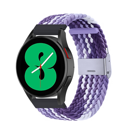 Geflochtenes Nylonband - Helllila / Lila - Huawei Watch GT 2 Pro / GT 3 Pro - 46mm
