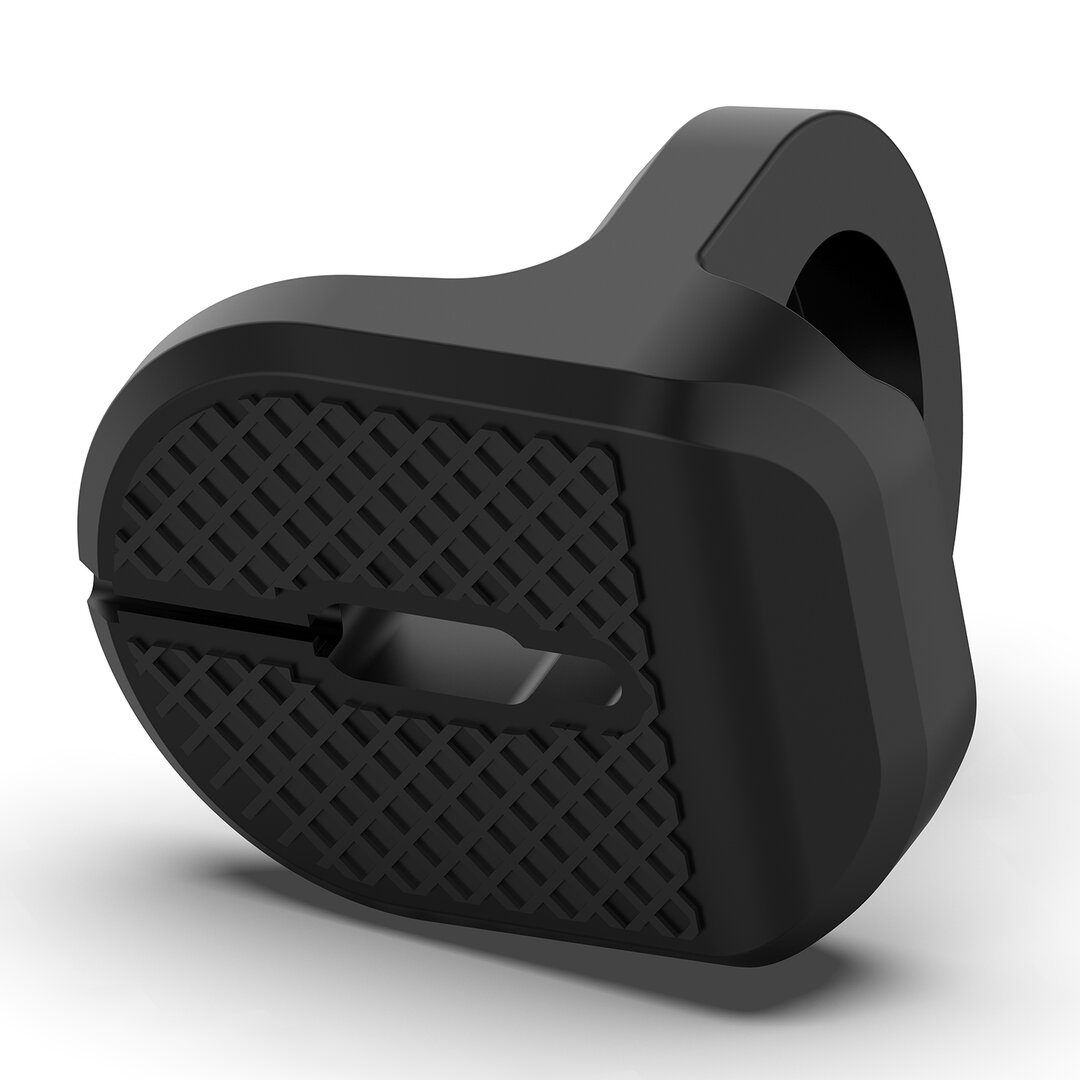 Apple Watch Ladehalterung - Silikon - Schwarz - Geeignet f&uuml;r Apple Watch