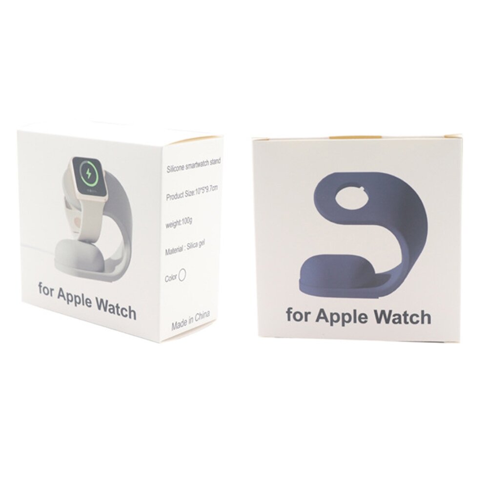 Apple Watch Halter - Silikon - Schwarz - Geeignet f&uuml;r Apple Watch
