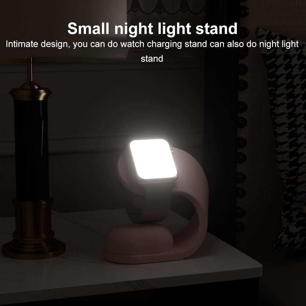 Apple Watch Halter - Silikon - Grau - Geeignet f&uuml;r Apple Watch