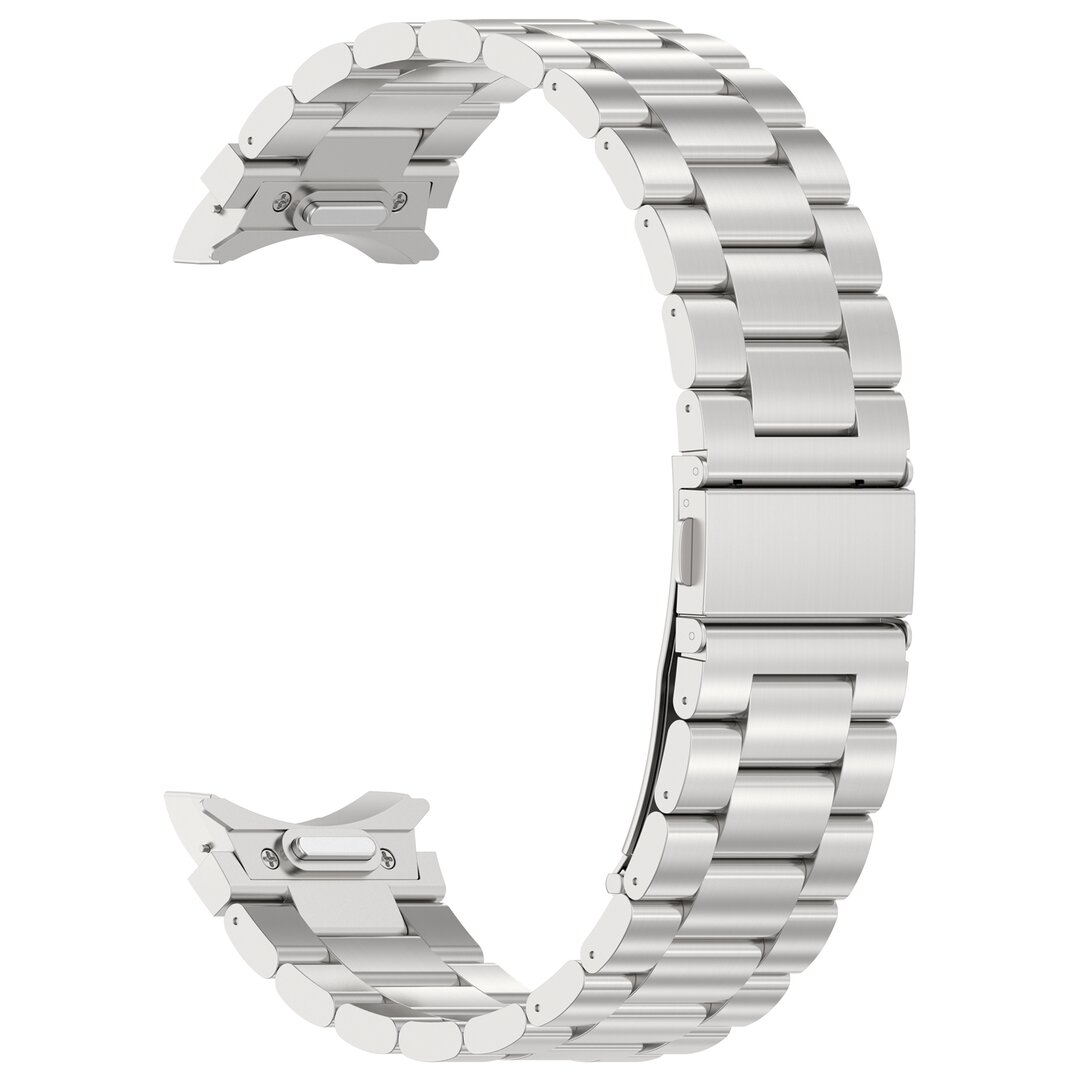 Stahlband mit Verbindungsknopf - Silber - Samsung Galaxy Watch 6 - 40mm &amp; 44mm